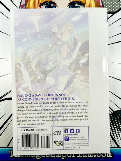 Re: Zero Starting Life in Another World Vol 1 Light Novel