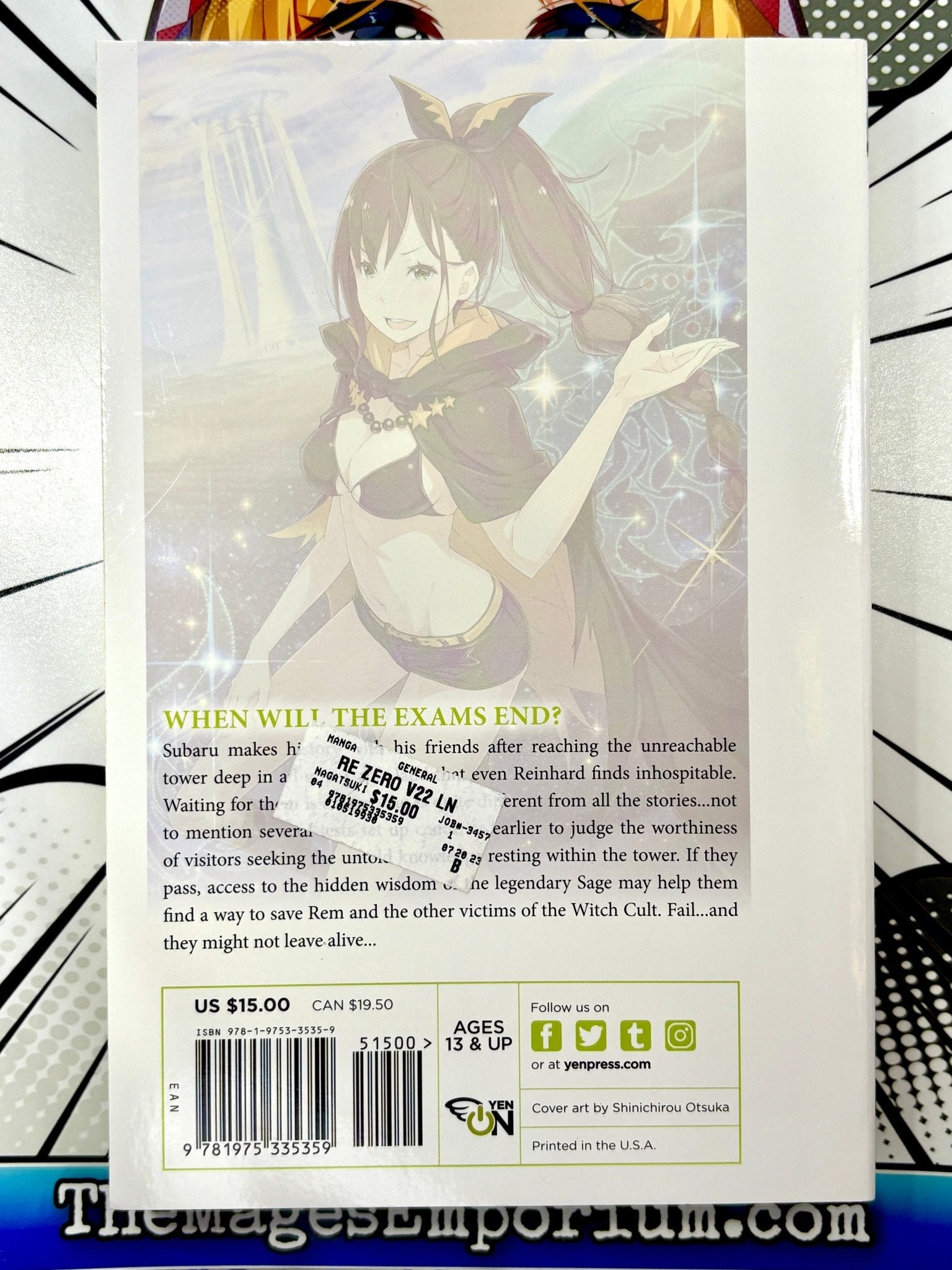 Re: Zero Starting Life in Another World Vol 22 Light Novel – Super