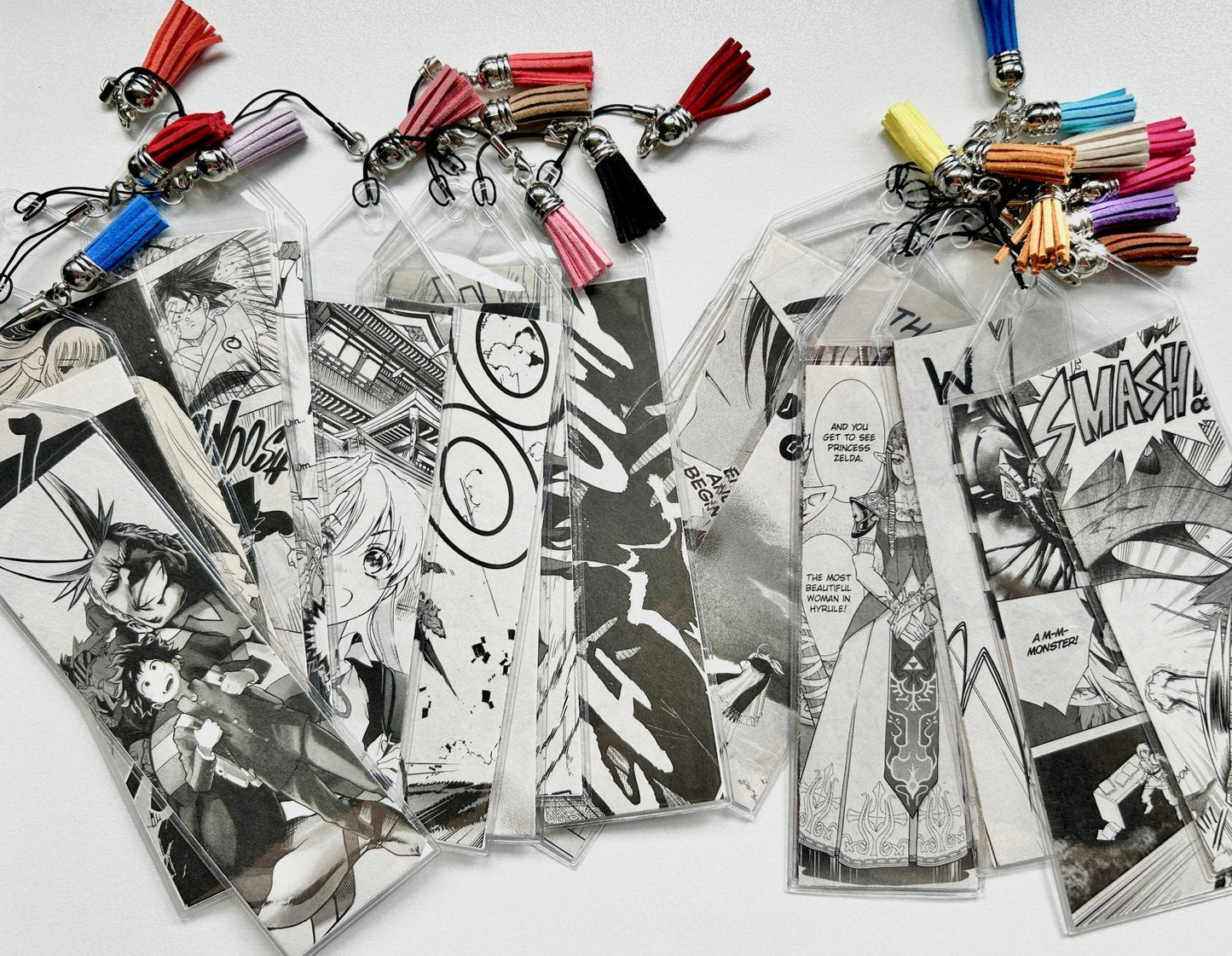 Recycled Manga Bookmarks