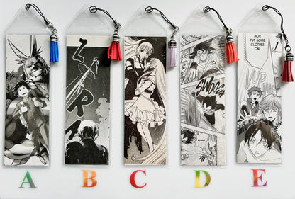 Recycled Manga Bookmarks