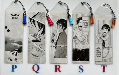 Recycled Manga Bookmarks