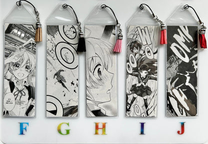 Recycled Manga Bookmarks