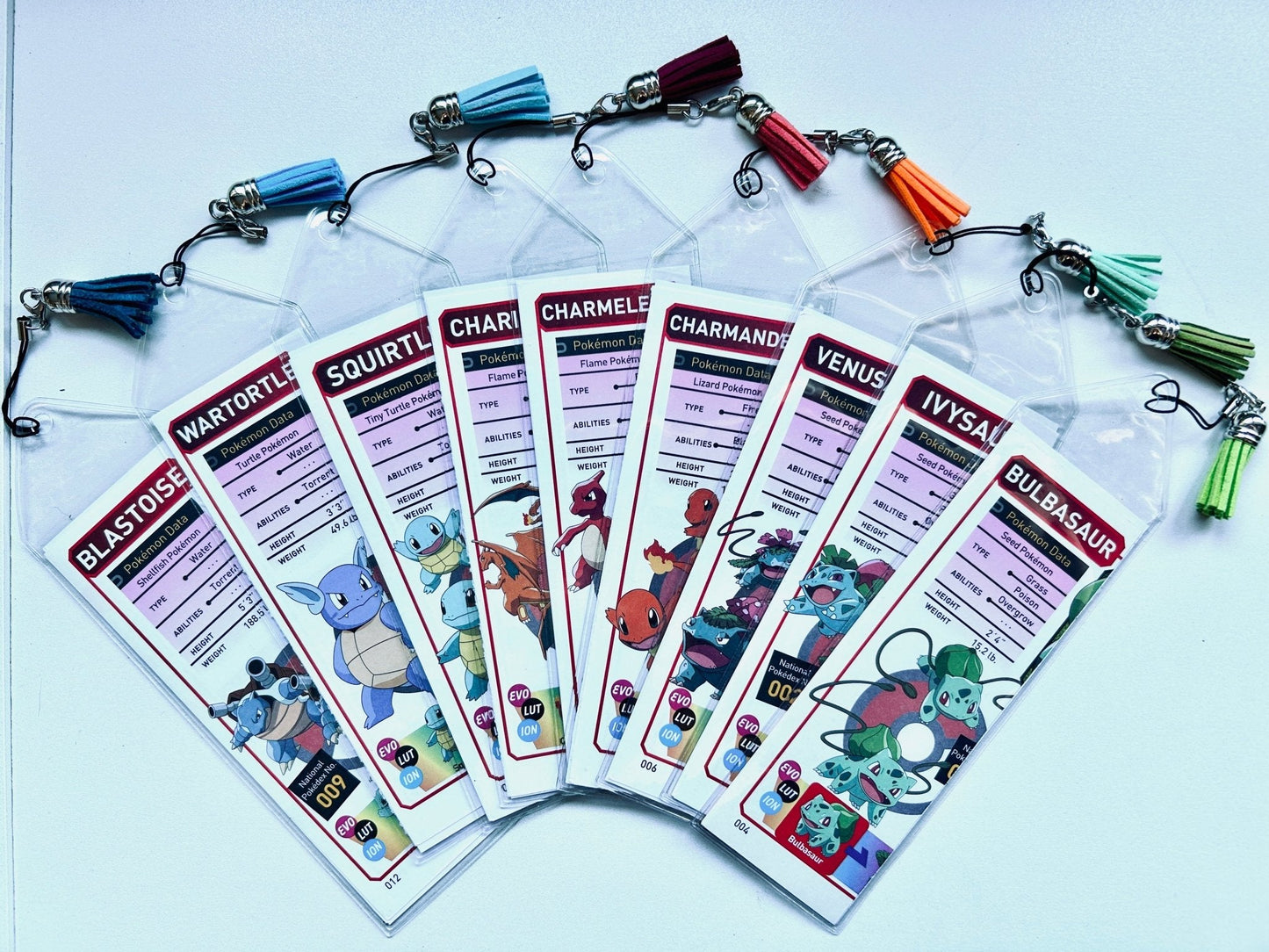 Recycled Pokemon Bookmarks