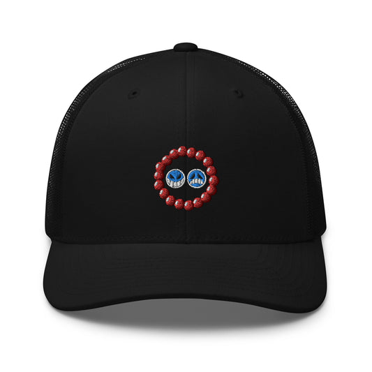 Ace Beads Anime bestickte Trucker-Mütze