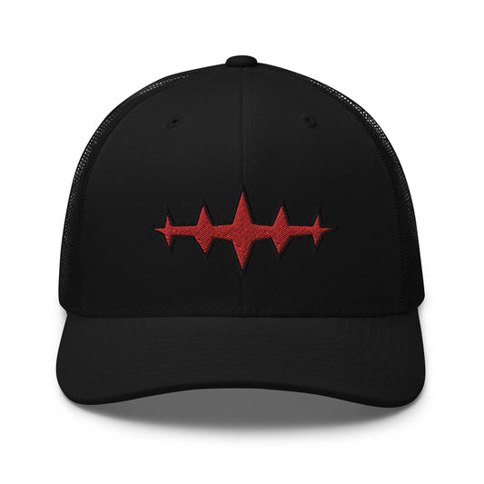 Asta Devil Form Embroidered Unisex Anime Trucker Hat