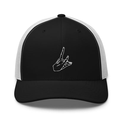 Fox Devil Aki Embroidered Chainsaw Anime Trucker Hat