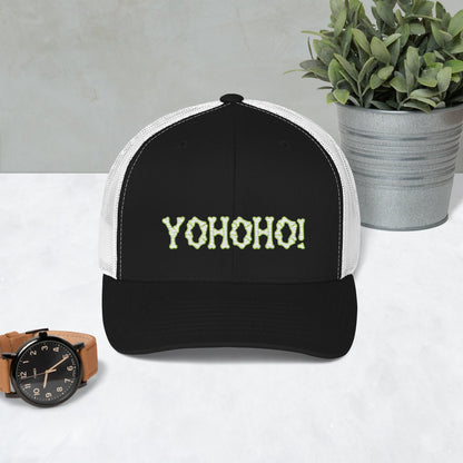 Yohoho Brook Embroidered Unisex Anime Trucker Hat