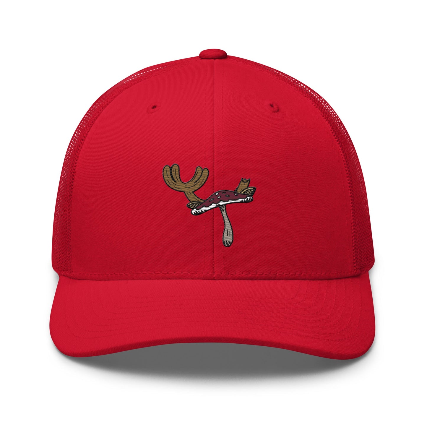 Chopper Mushroom Embroidered Unisex Trucker Hat