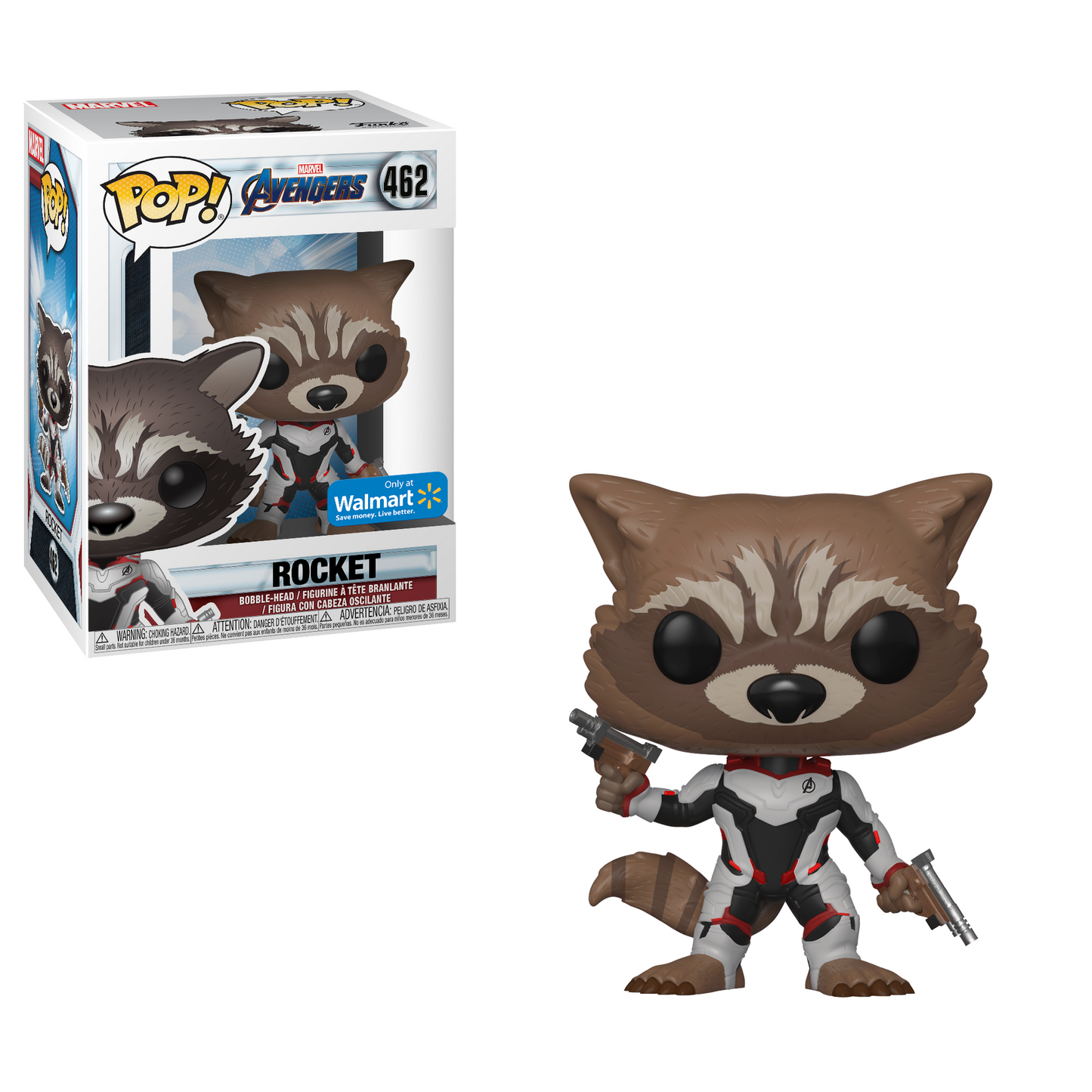 Funko POP! Avengers: Endgame - Rocket Vinyl Figure #462 Walmart Exclusive