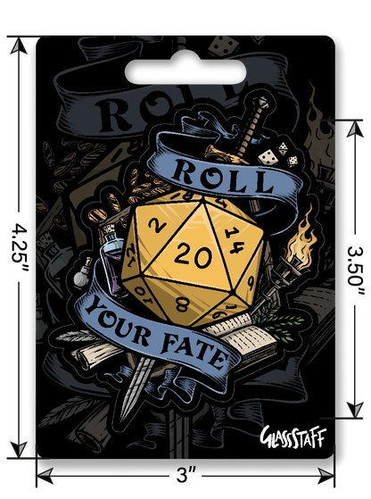 Sticker: Roll Your Fate 2 Waterproof Die Cut