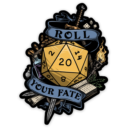 Sticker: Roll Your Fate 2 Waterproof Die Cut