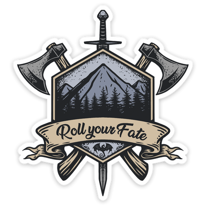 Sticker: Roll Your Fate Waterproof Die Cut