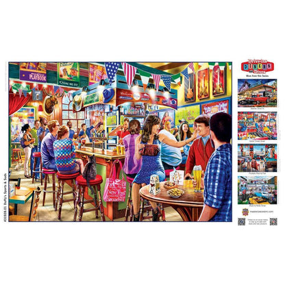 Drive-Ins, Diners & Dives - Duffy's Sports & Suds 500 Piece Jigsaw Puzzle