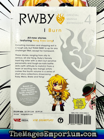 RWBY Official Manga Anthology Vol 4 I Burn