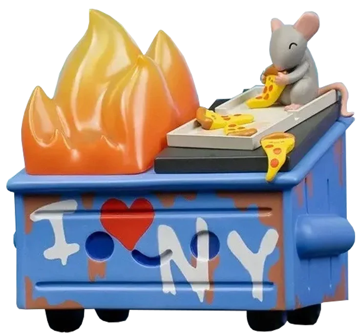 100% Soft: Dumpster Fire, Pizza Rat Exclusive