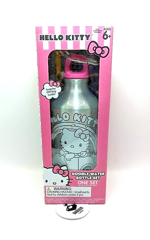 Sanrio Hello Kitty Doodle Water Bottle Set