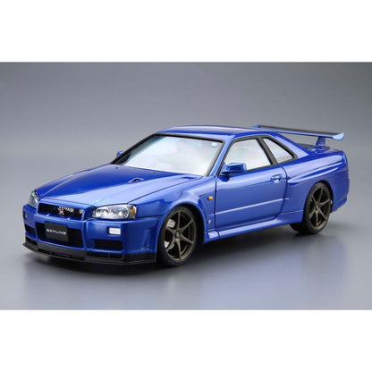 Aoshima: 1/24 NISSAN BNR34 SKYLINE GT-R V-spec? '02 Scale Model Kit