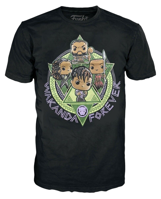 POP! Tees: Marvel (Black Panther), Wakanda Forever