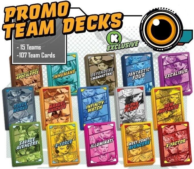 Marvel United: Promo Team Decks - Kickstarter Exclusive