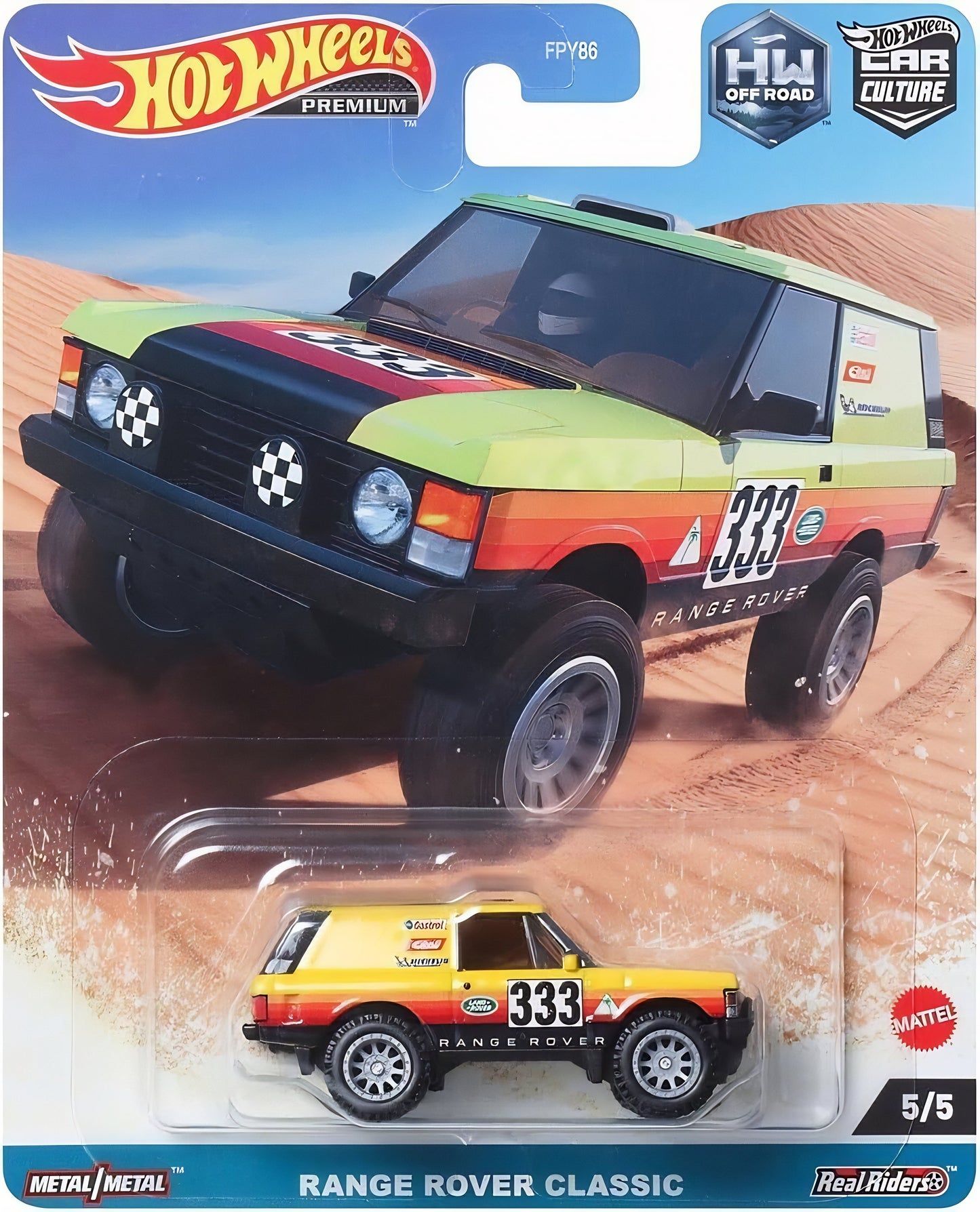 Hot Wheels: Premium (Off Road), Range Rover Classic (5/5)