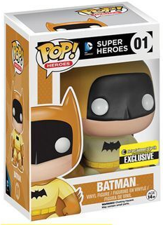 POP! Heroes: 01 DC Super Heroes, Batman (YLW) Exclusive