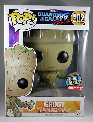 POP! Marvel (Jumbo Deluxe): 202 GOTG V2, Groot (Life-Size) Exclusive