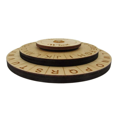 Secret Decoder Wheel Decoder Disk for All Ages - Caesar Cipher Wheel