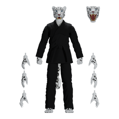 Zoo Jitsu Fighters Shadow 'Ice' the Snow Leopard Action Figure