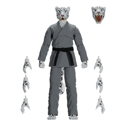 Zoo Jitsu Fighters Shadow 'Ice' the Snow Leopard Action Figure