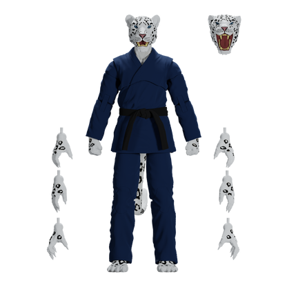 Zoo Jitsu Fighters Shadow 'Ice' the Snow Leopard Action Figure