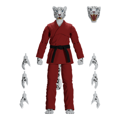 Zoo Jitsu Fighters Shadow 'Ice' the Snow Leopard Action Figure