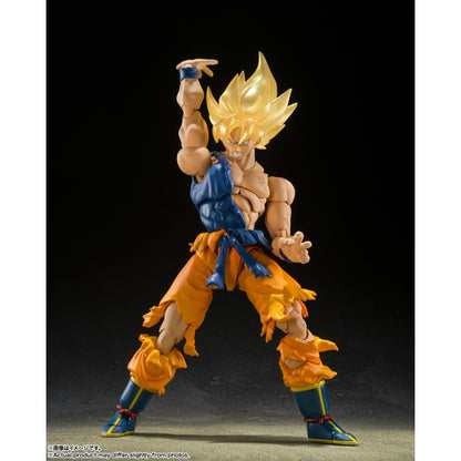 S.H. Figuarts Dragon Ball Z Super Saiyan Son Goku-Exclusive Edition Tamashi Nations Figure