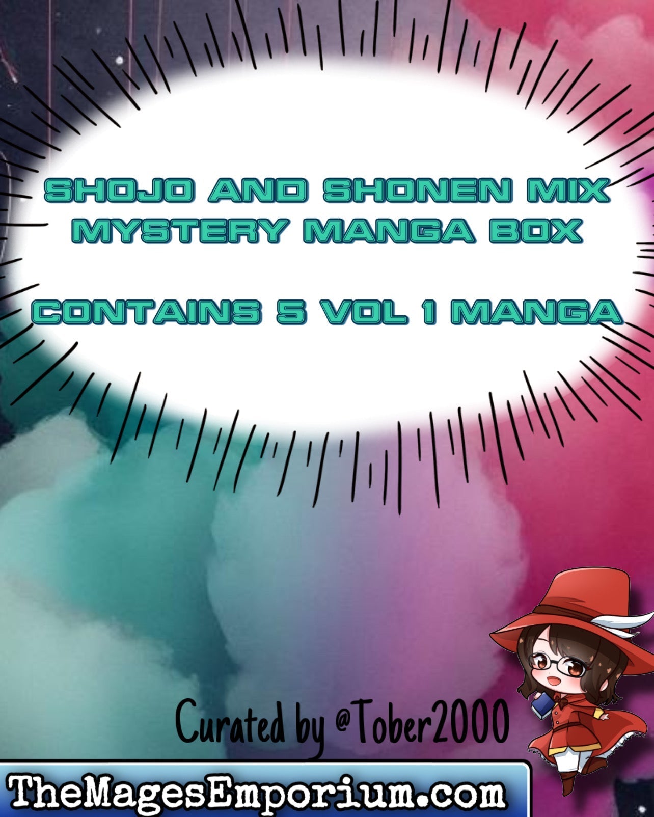 Shonen and Shojo Mixed Mystery Manga Box - English Mixed Manga