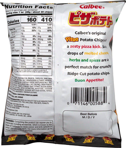 Calbee Melty Cheese Pizza Potato Chips (72g) (Japan)