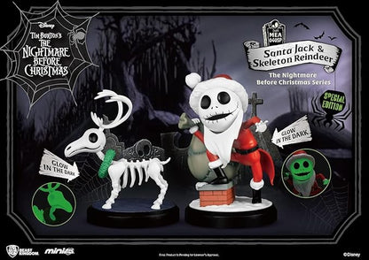 The Nightmare Before Christmas Series, Santa Jack & Skeleton Reindeer