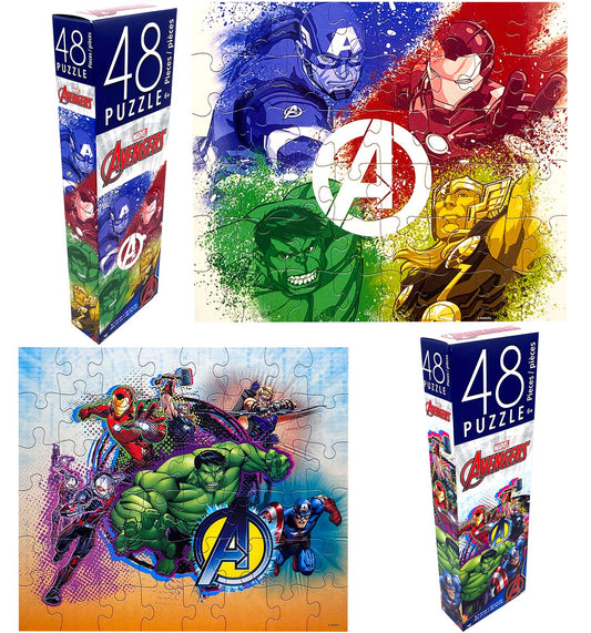 48-Piece Tower Jigsaw Puzzle - Marvel Avengers