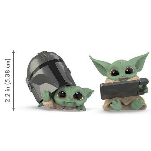 Star Wars - Baby Bounties - The Child - Helmet Peeking and Datapad Tablet Mini-Figures
