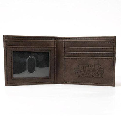 Star Wars: Mandalorian Etched PU Bifold Wallet - Entertainment Earth Exclusive