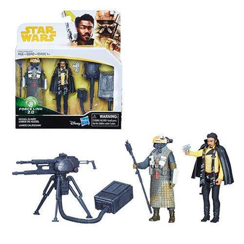 Star Wars Solo 3 3/4-Zoll-Actionfigur – Lando Calrissian und Kessel Guard