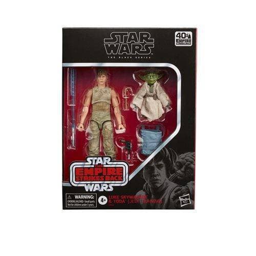 Star Wars The Black Series – 40. Jubiläum – Luke Skywalker und Yoda (Jedi-Training) – 15,2 cm große Actionfiguren
