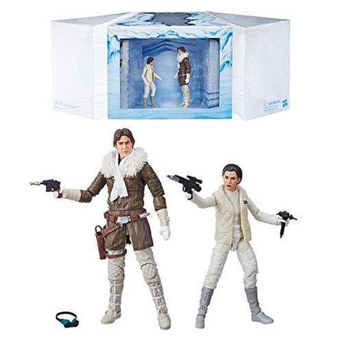 Star Wars The Black Series Hoth - Princess Leia Organa and Han Solo - 6-Inch Action