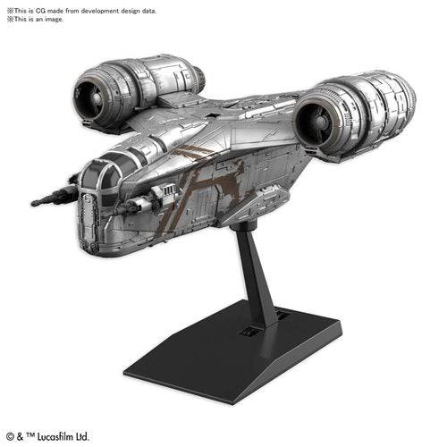 Star Wars: The Mandalorian Razor Crest Silberbeschichtete Version Fahrzeugmodellbausatz