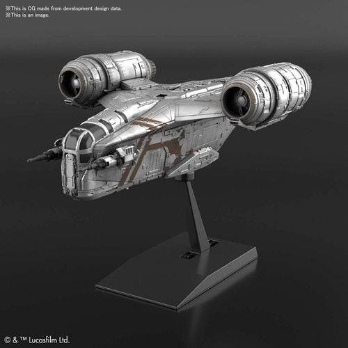 Star Wars: The Mandalorian Razor Crest Silberbeschichtete Version Fahrzeugmodellbausatz