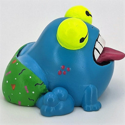 SUNS OUT BUNS OUT Custom 1 of 1 Ributt Vinyl Figure: "Toadally Here to Party" by Bearly Available