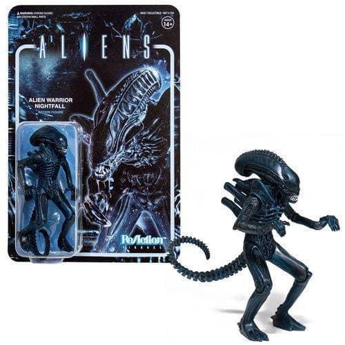 Super7 Aliens Alien Warrior Nightfall 3 3/4" ReAction Figure