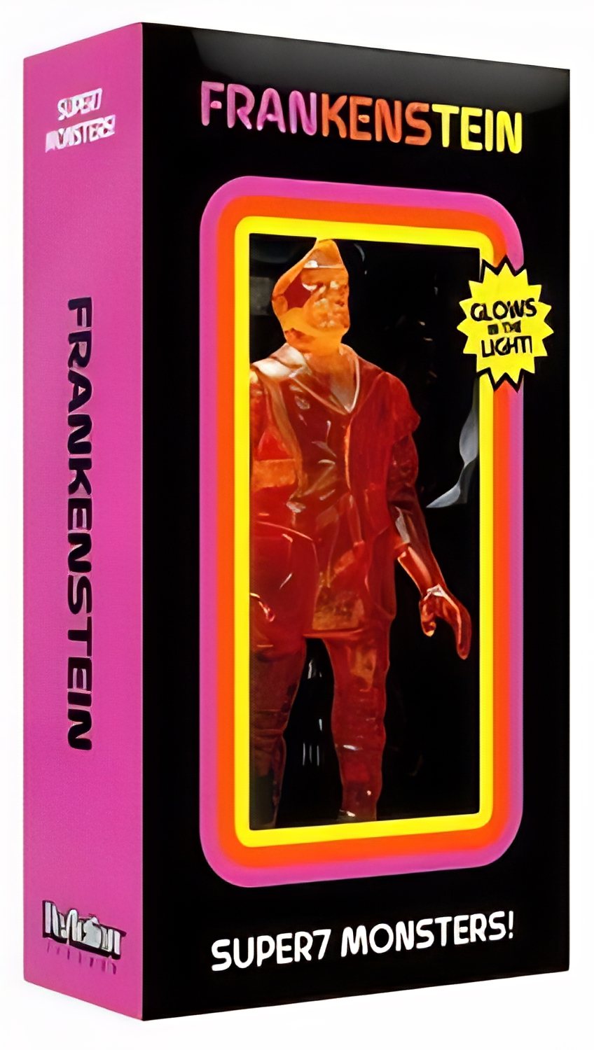 Super7: ReAction (Universal Monsters), Frankenstein (Glows in the Light) (TL)