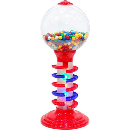 21" Dubble Bubble Light & Sound Spiral Gumball Bank with Gumballs