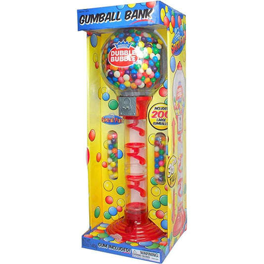 36" Dubble Bubble Metal Gumball Machine with 200 Gumballs