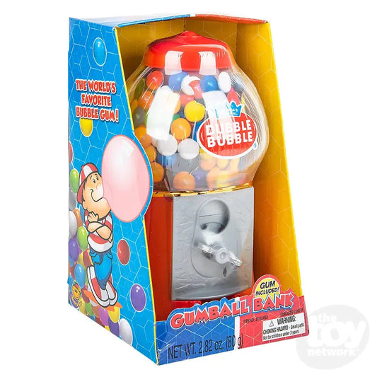 8.5" Dubble Bubble Classic Gumball Bank