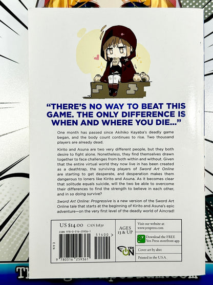 Sword Art Online Progressive Vol 1 Light Novel